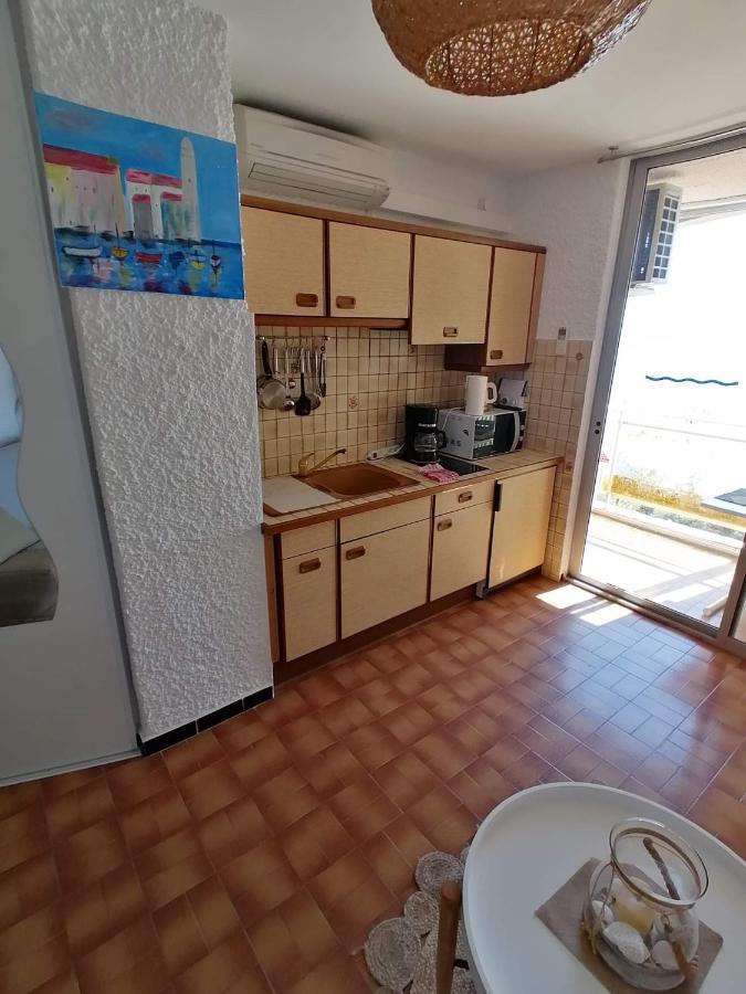 Studio Vue Sur La Mer Au 6Eme Et Dernier Etage Canet-en-Roussillon Exteriör bild