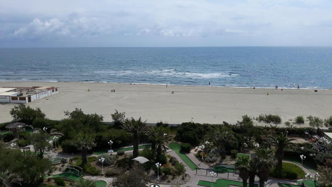 Studio Vue Sur La Mer Au 6Eme Et Dernier Etage Canet-en-Roussillon Exteriör bild