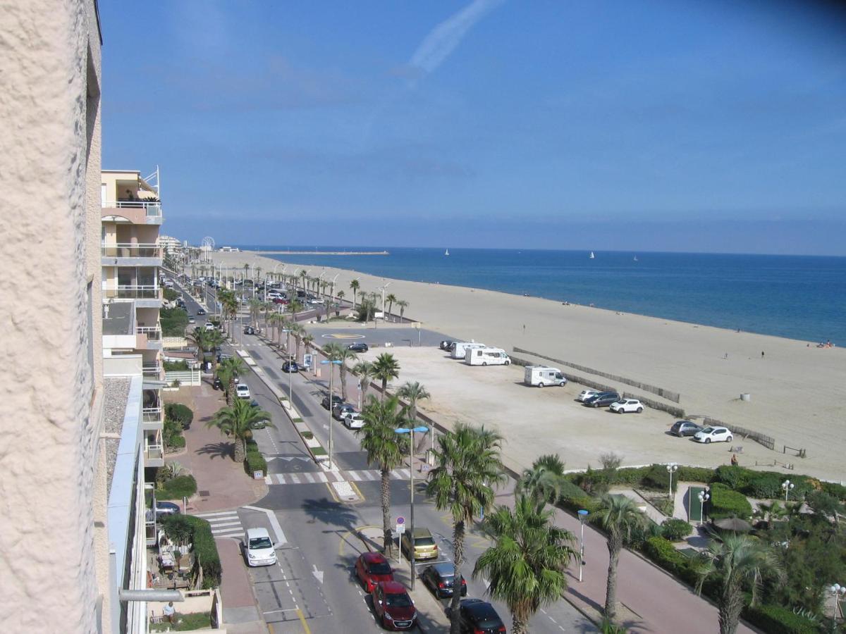 Studio Vue Sur La Mer Au 6Eme Et Dernier Etage Canet-en-Roussillon Exteriör bild