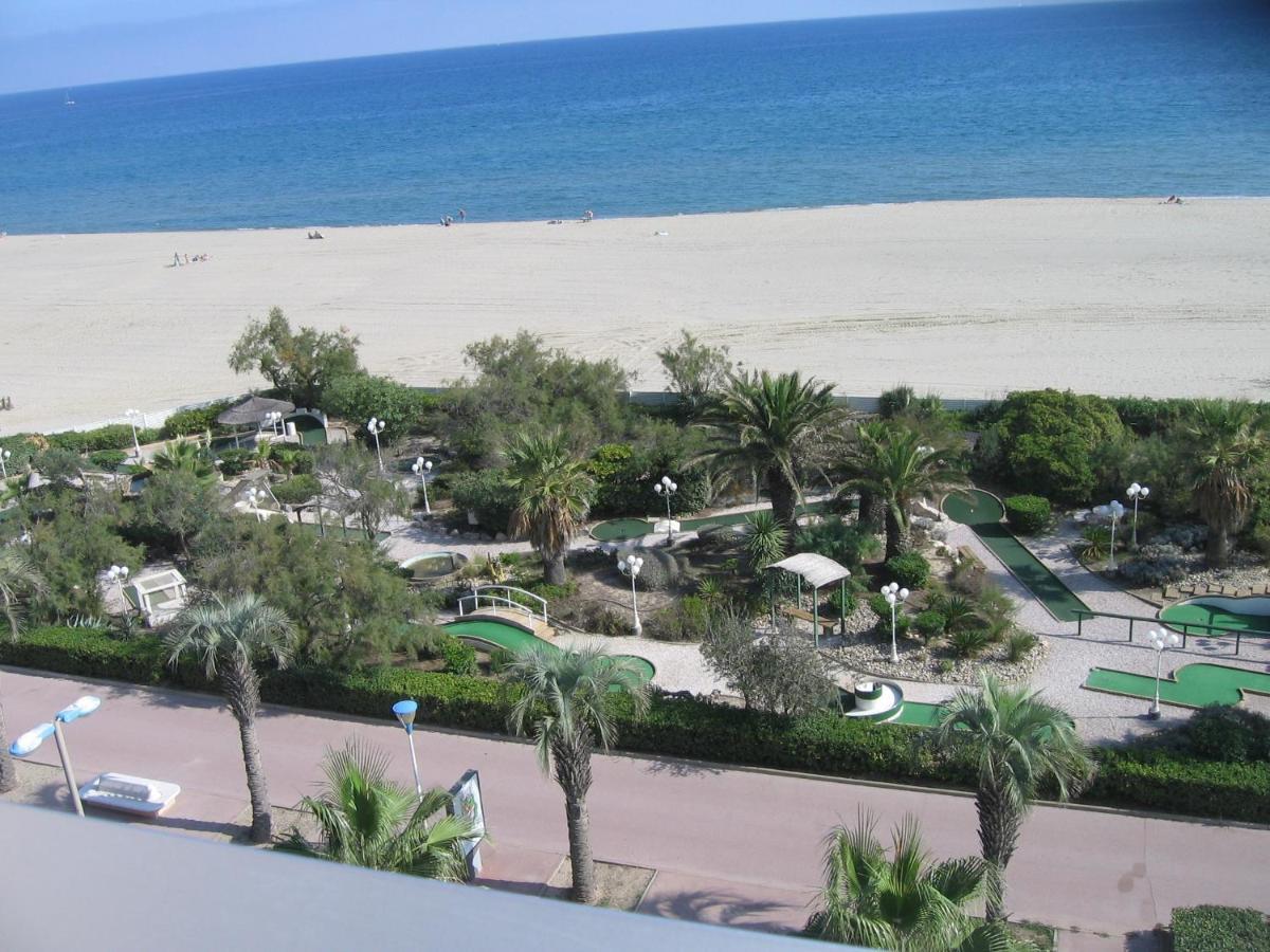 Studio Vue Sur La Mer Au 6Eme Et Dernier Etage Canet-en-Roussillon Exteriör bild