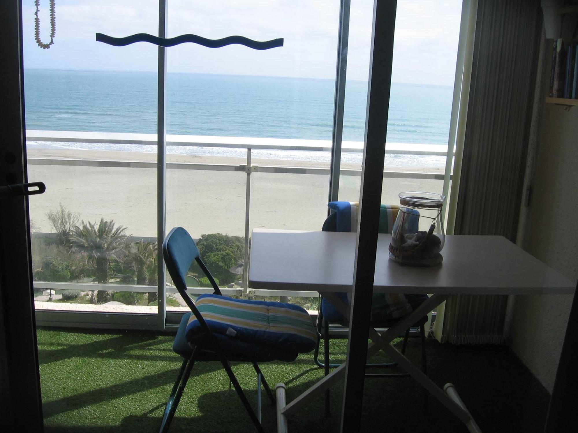 Studio Vue Sur La Mer Au 6Eme Et Dernier Etage Canet-en-Roussillon Exteriör bild