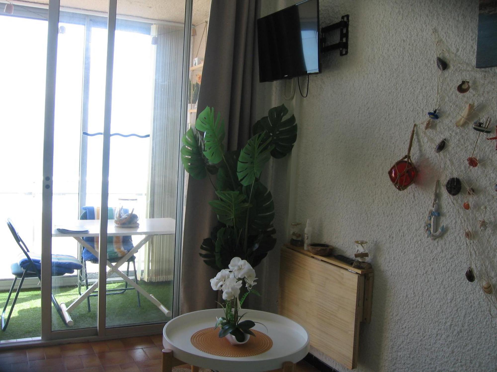 Studio Vue Sur La Mer Au 6Eme Et Dernier Etage Canet-en-Roussillon Exteriör bild